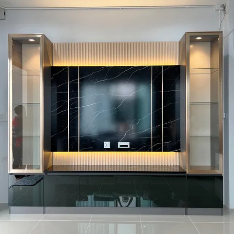 ชุดวางทีวี Noir Marble – ชุดวางทีวี GM Furniture